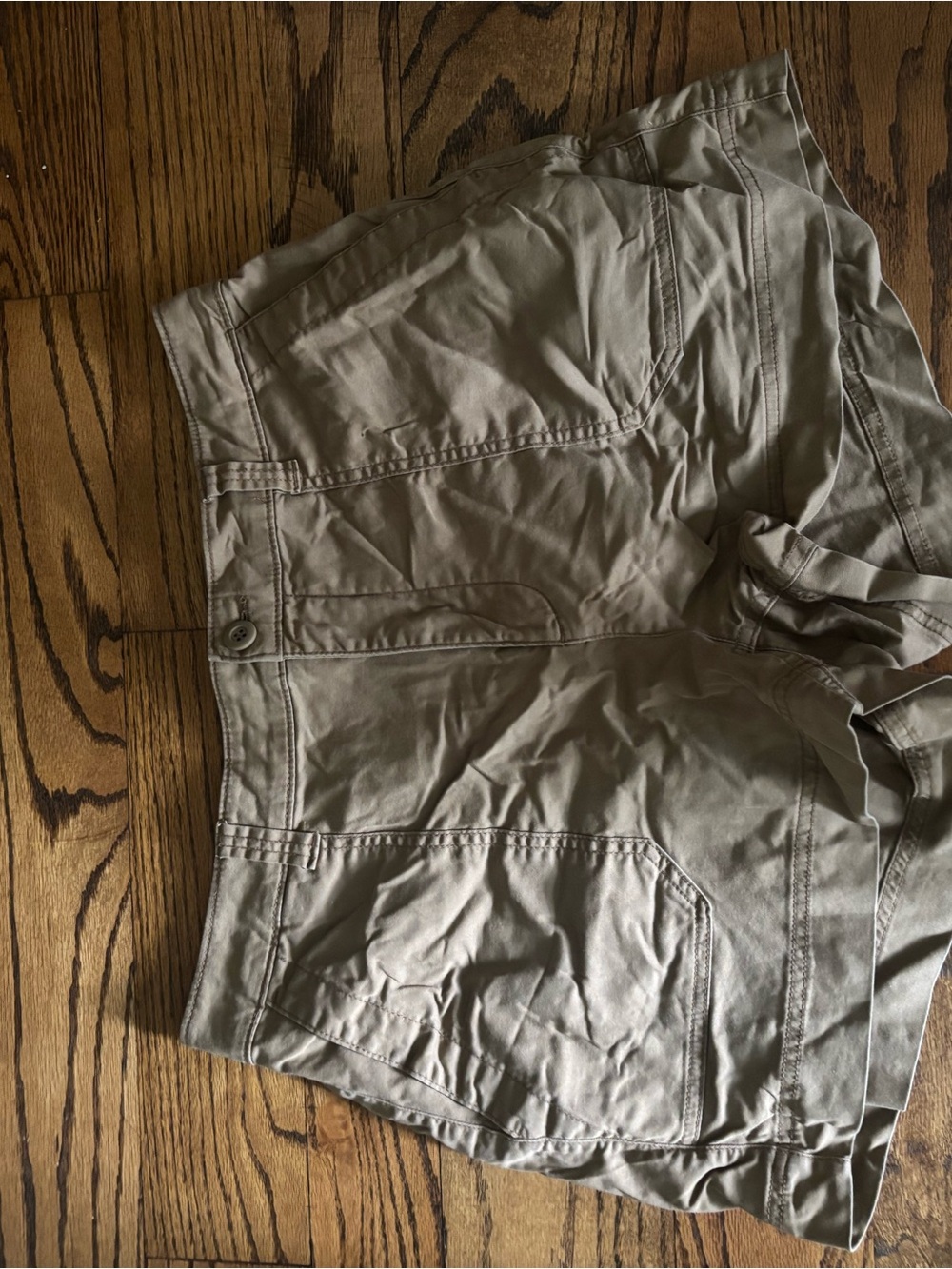 Old Navy Light Brown High-Rise Chino Shorts